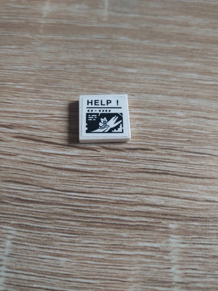 Lego 70902 tuile 2x2 ref 3068pb1242 - photo numéro 2