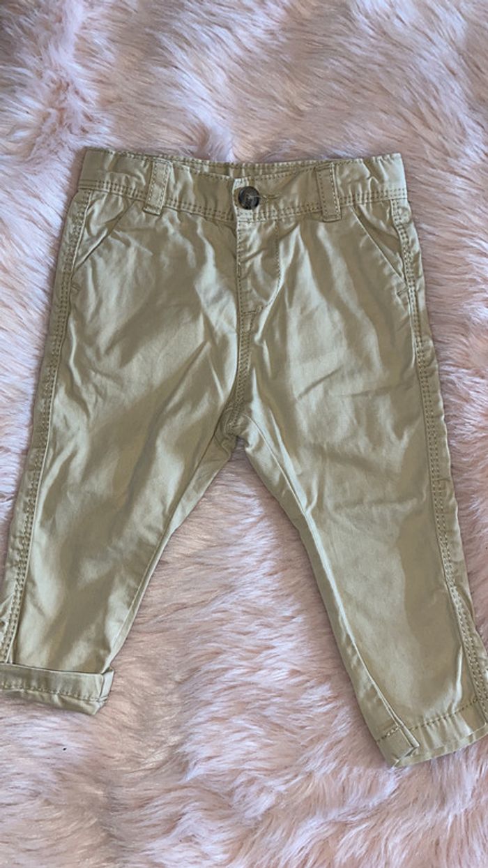 Pantalon beige tape à l’œil tao