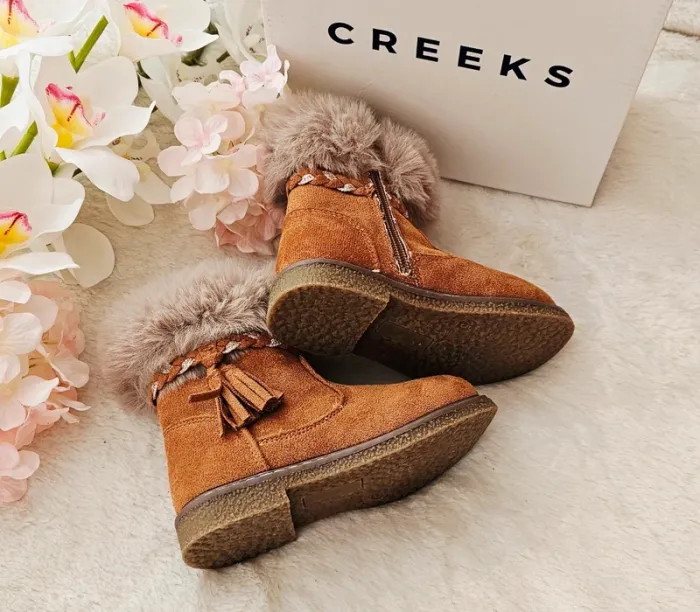 Bottes Bottines Zip Fourrure extérieur Creeks T25 - photo numéro 2