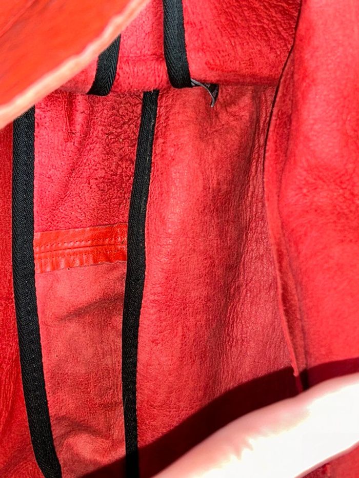 Sac à main rouge Barbara Rihl - photo numéro 5