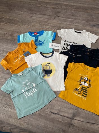 T-shirts 12 mois