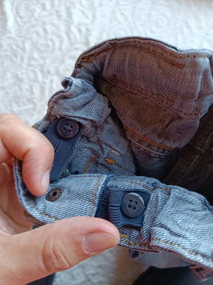 Pantalon jeans Garçon 24 mois Kimbaloo 100% coton - photo numéro 4