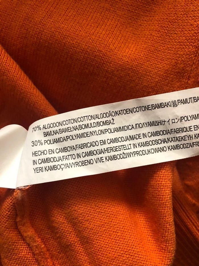 Pull orange Zara neuf 38 - photo numéro 3