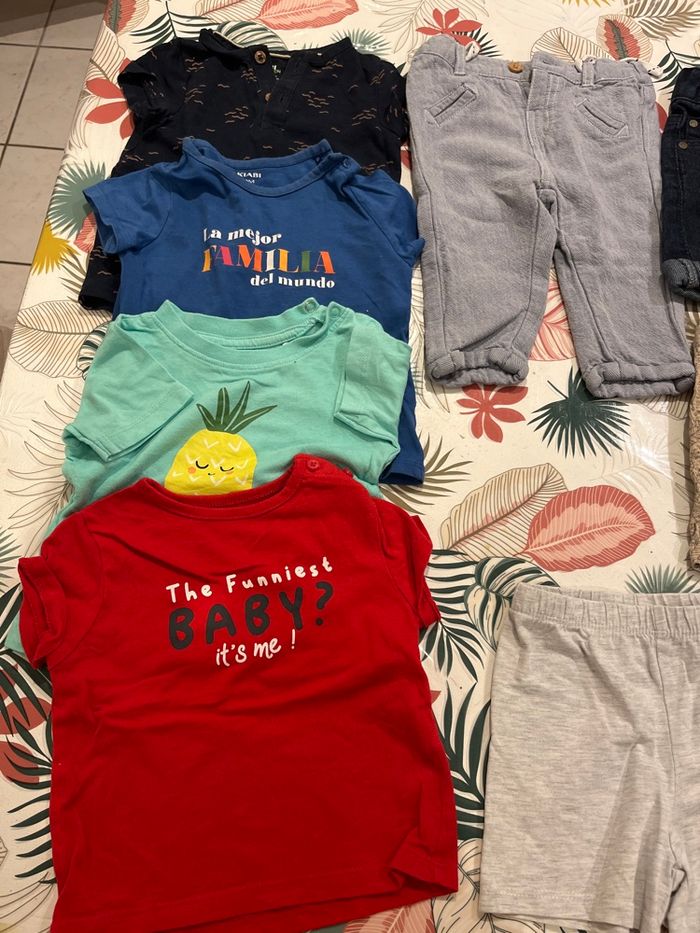 Lot de vêtement printemps été garçon taille 9 mois - photo numéro 2