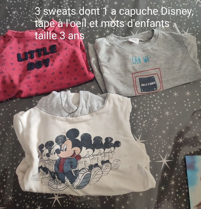 Lot t-shirts ML et sweats  3 ans