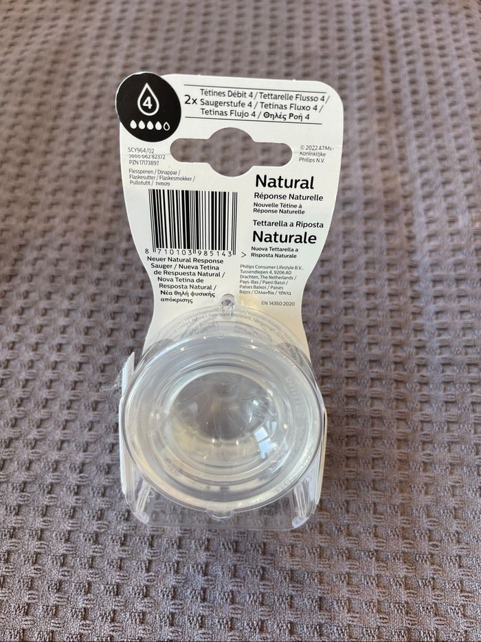 Tétines PHILIPS Natural taille 4 - photo numéro 2