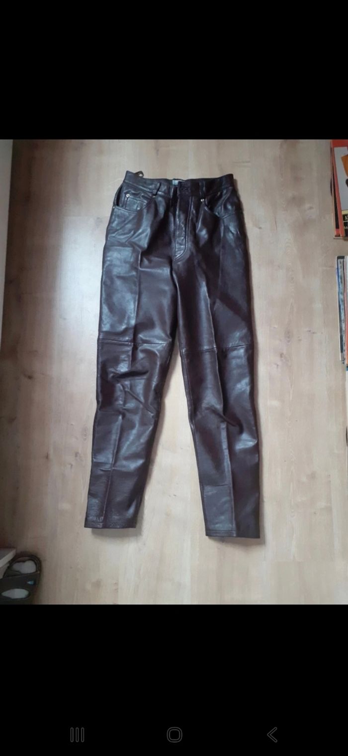 Pantalon cuir