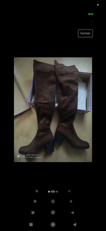 Cuissardes bottes hautes 38