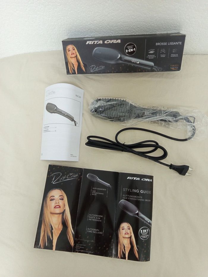Brosse lissante 2 en 1 lisseur & brosse neuve