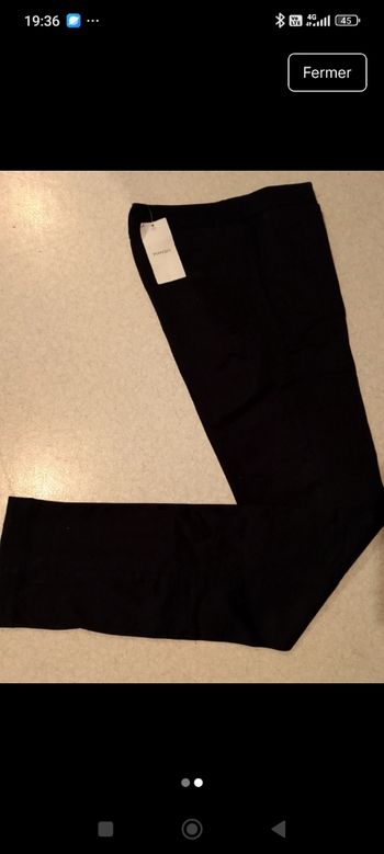 Pantalon femme 36 en tissu MANGO