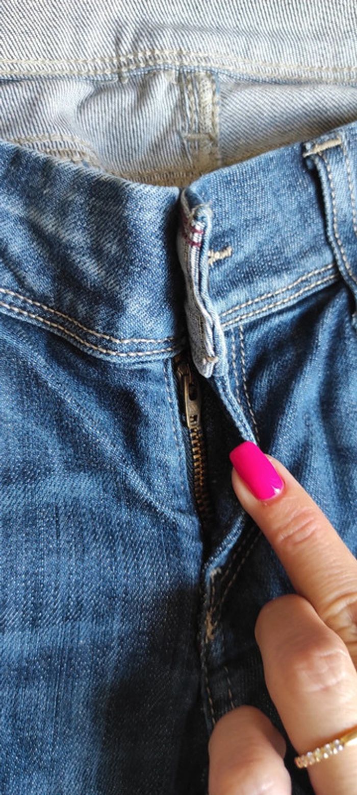 Jean Meltin Pot skinny fit taille basse W28 L32 coton élasthanne - photo numéro 7