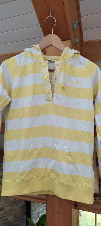 Sweat capuche Roxy jaune taille M