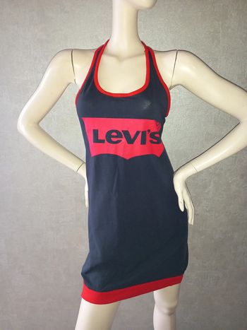 robe levi's bleu marine et rouge taille 38