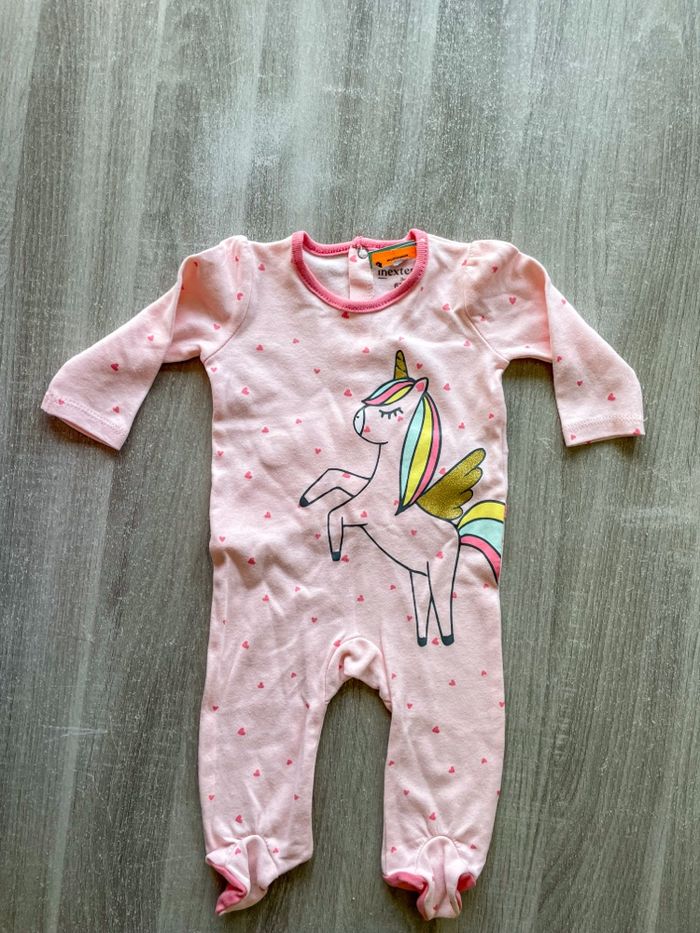 Pyjama Licorne In Extenso taille 3 mois