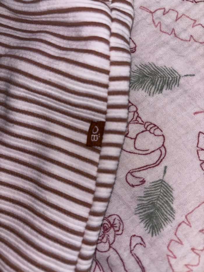 đ¶ Salopette bĂ©bĂ© rayĂ©e â marron & blanc - photo numĂ©ro 3