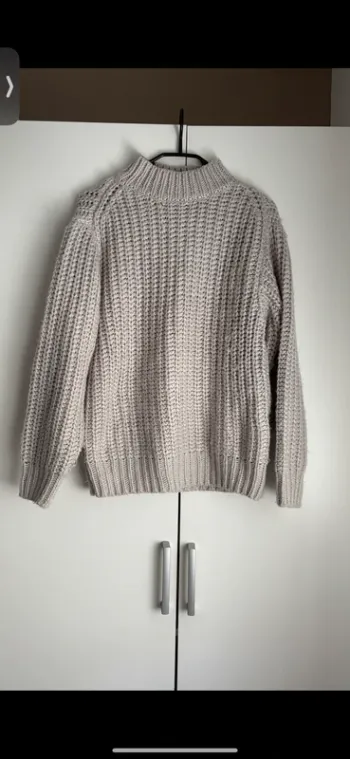 Pull d'hiver beige crème taille S femme Jennyfer