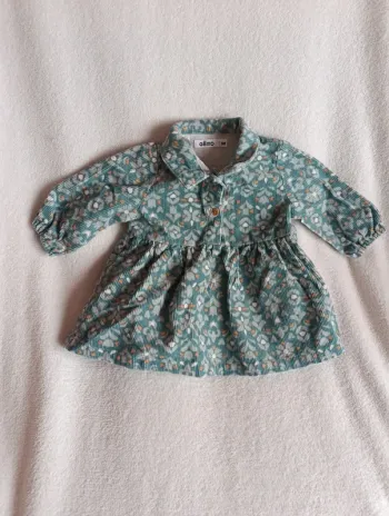 Robe velours Gémo 3 mois