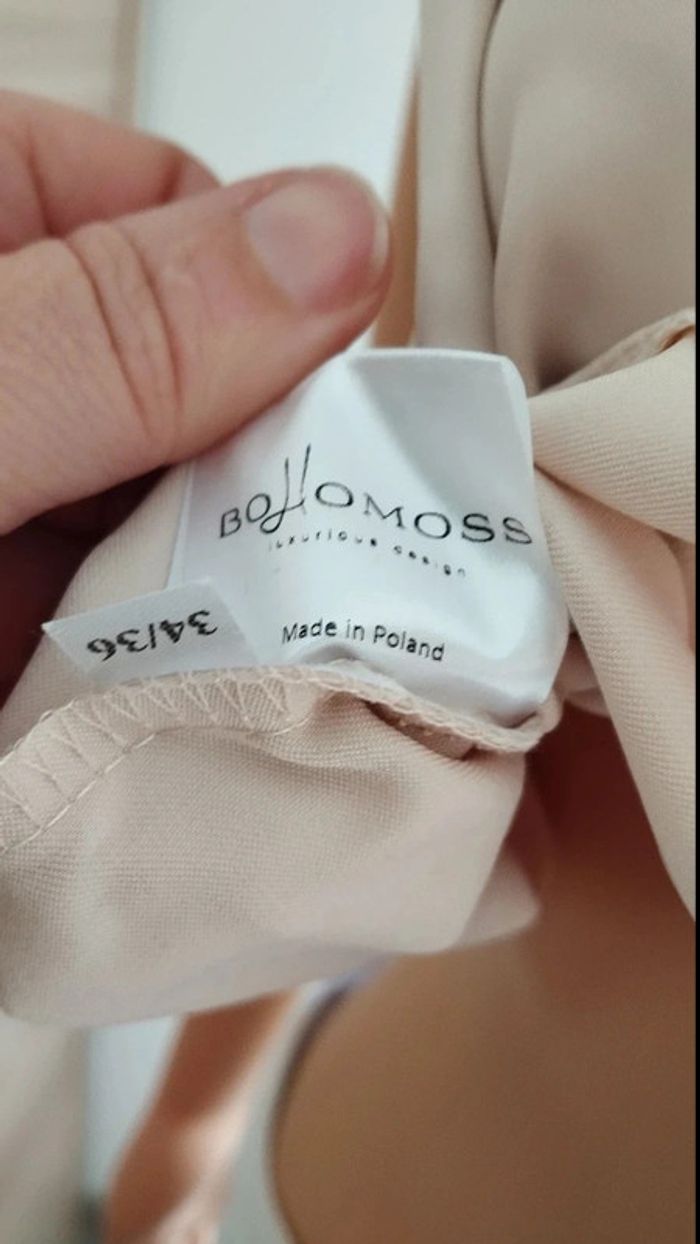 Superbe top haut blouse beige effet dentelle taille 34/36 - photo numéro 10