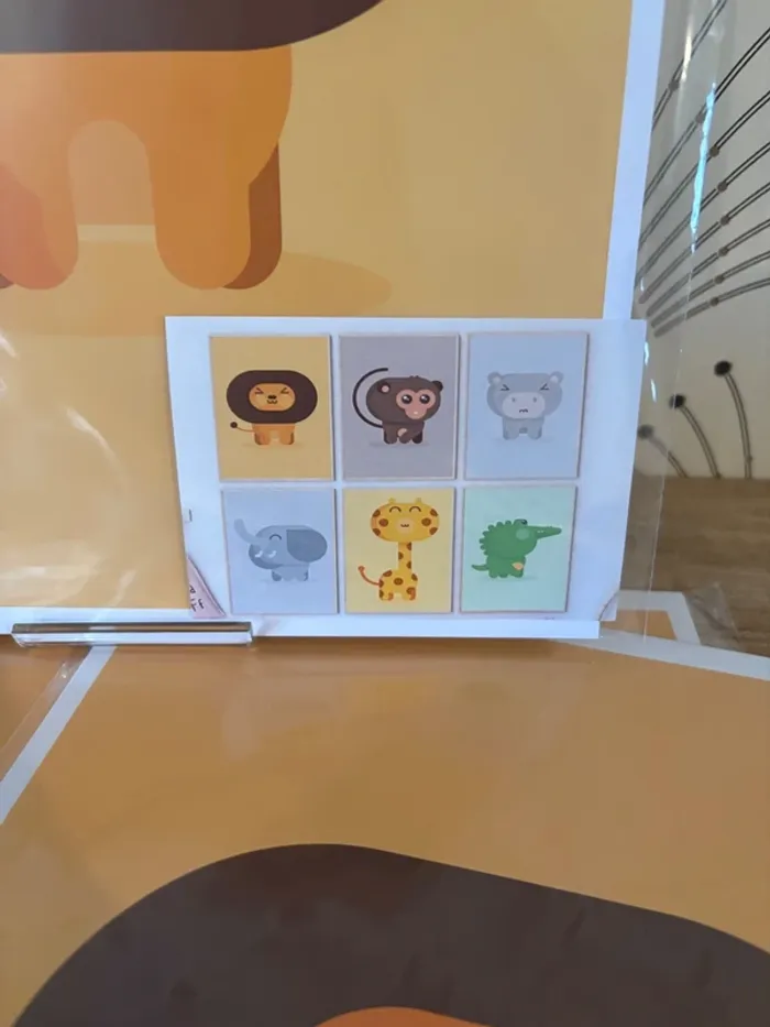 Affiches “Funny Jungle Friends” pour chambre enfant - photo numéro 2