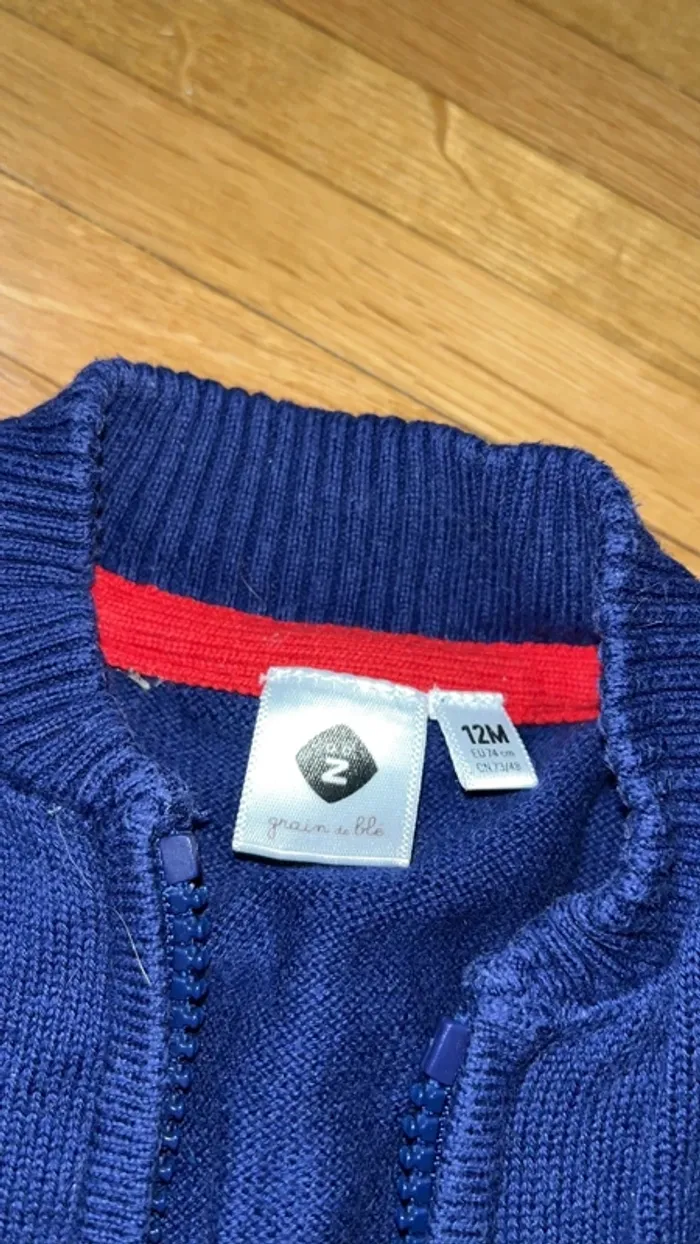 Veste bleue - photo numéro 3