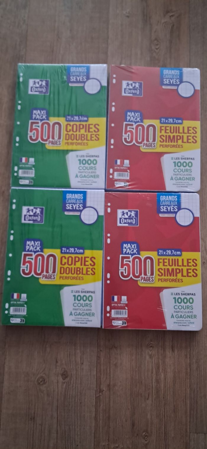 Feuilles simples et doubles