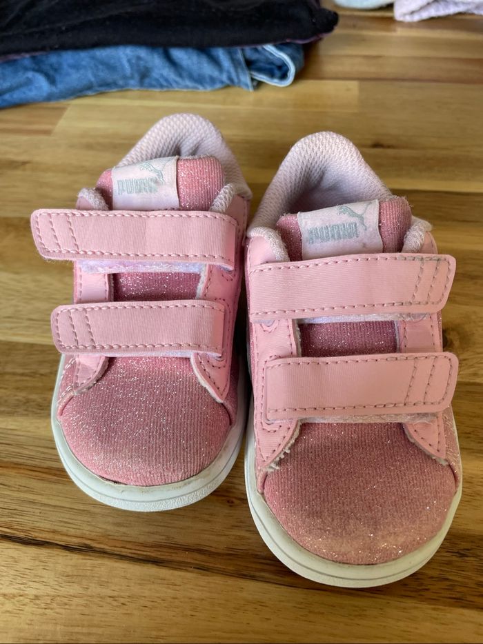 Basket puma rose - photo numéro 2
