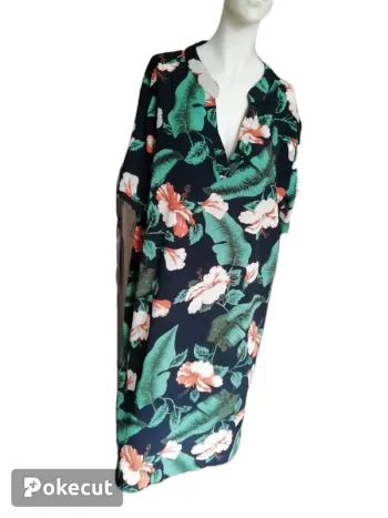 Robe dress fleur flower tropical plage