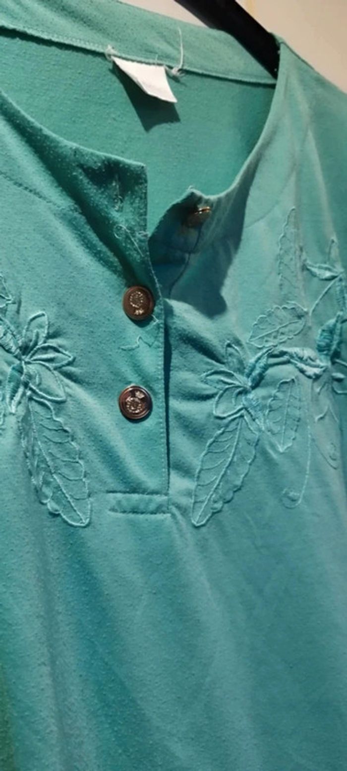 Blouse femme a épaulettes - photo numéro 4