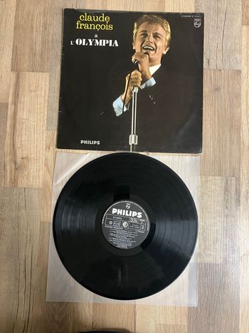 Vinyle 33 tours-Claude François à l’Olympia