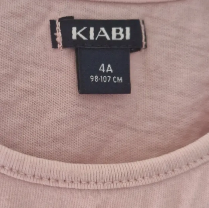 T-shirt uni rose - Kiabi - Taille 4 ans - photo numéro 4