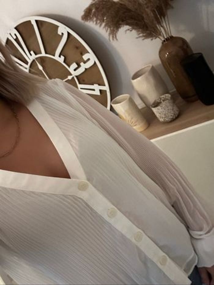 Chemisier blanc Zara