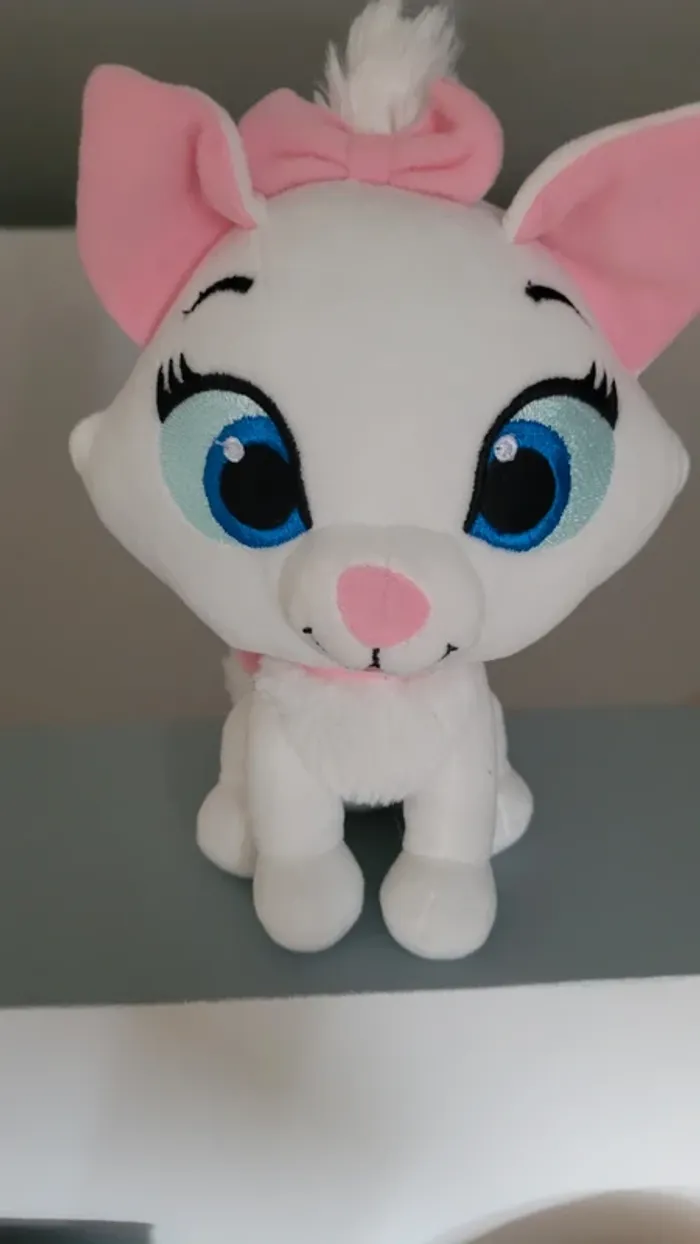 Peluche chat Marie disney
