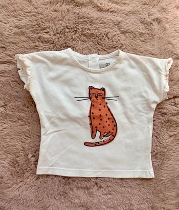 Tee shirt animaux 6 mois