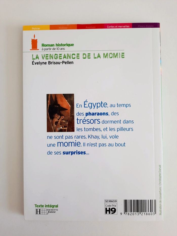 Livre de poche jeunesse La Vengeance de la Momie Éméline Brisou-Pellen #lora11livrejeunesse - photo numéro 2