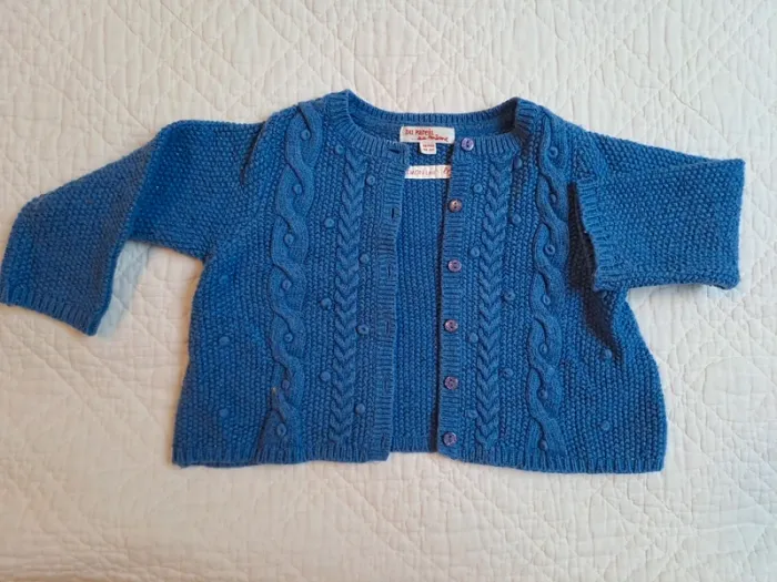 Lot de 2 pantalons, une blouse et un gilet- 18 mois - Hiver - photo numéro 5