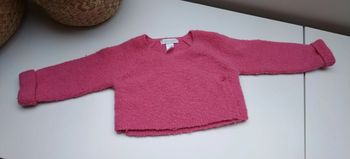 Gilet rose foncé Obaïbi T6M