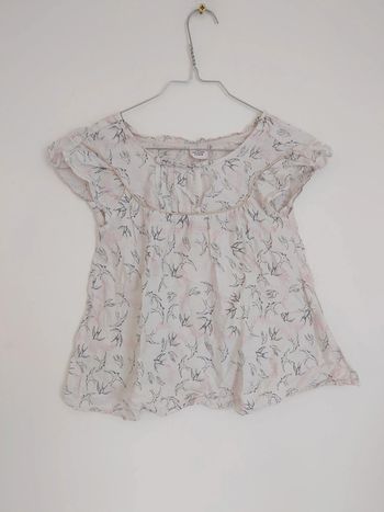 Joli haut tape à l'oeil motifs oiseaux - dressing trié par tailles