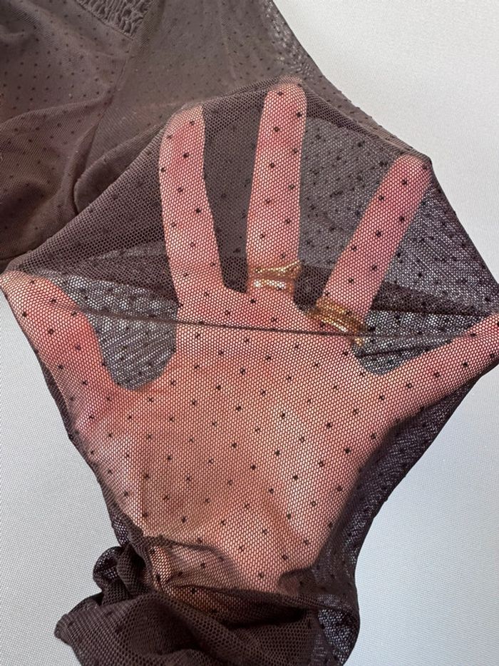 Blouse femme en voile petit pois - photo numéro 9