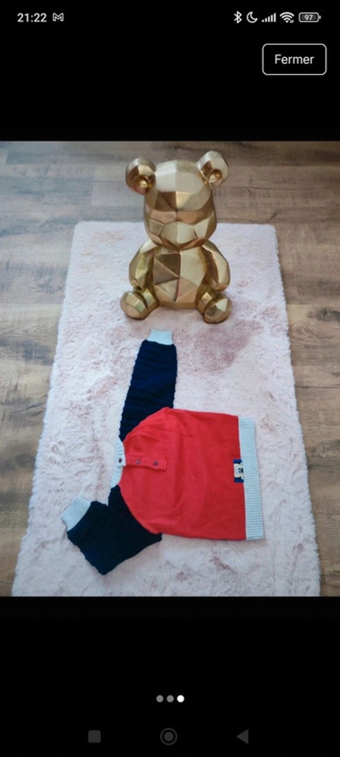 Pull Mickey Orchestra Disney neuf 12 mois - photo numéro 2