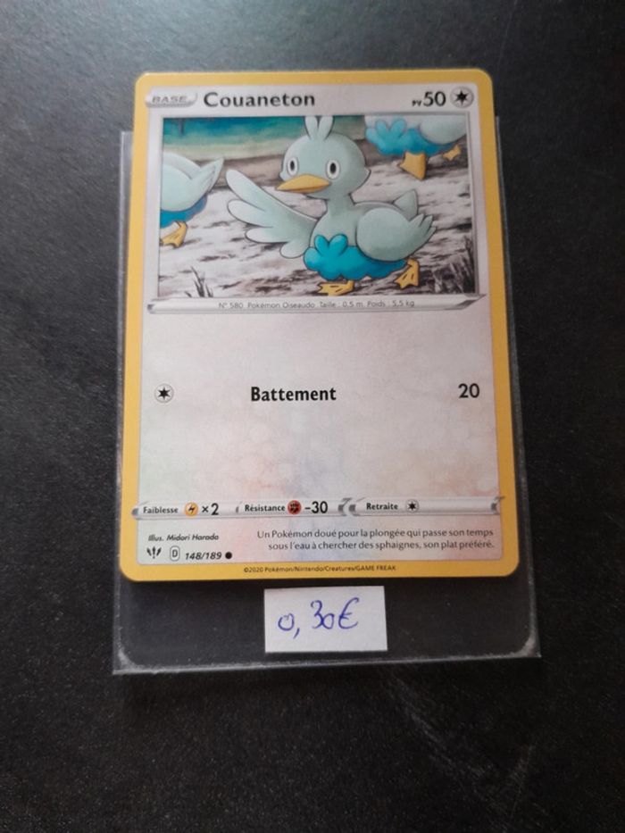 Carte Pokémon Couaneton 148/189