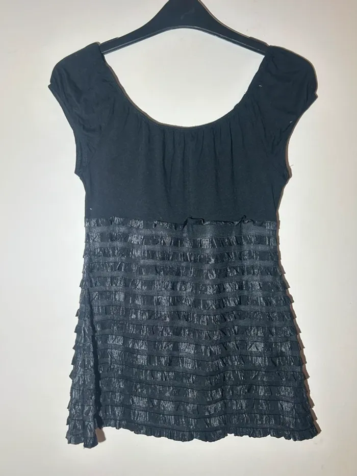 Blouse sans manches noire