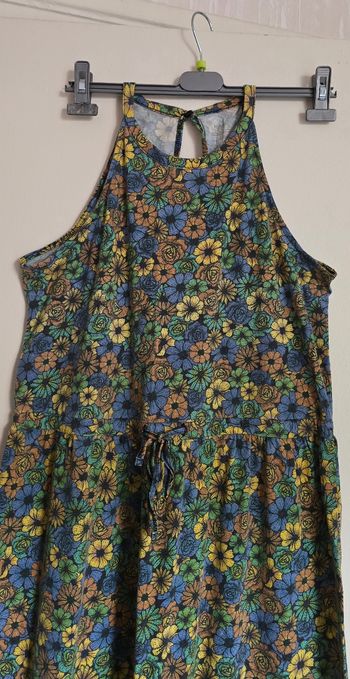 robe longue fleurs