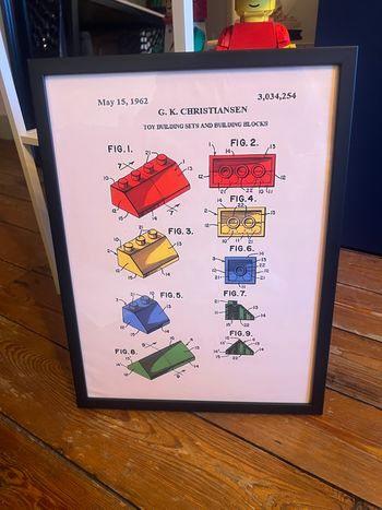 Toile imprimée lego 