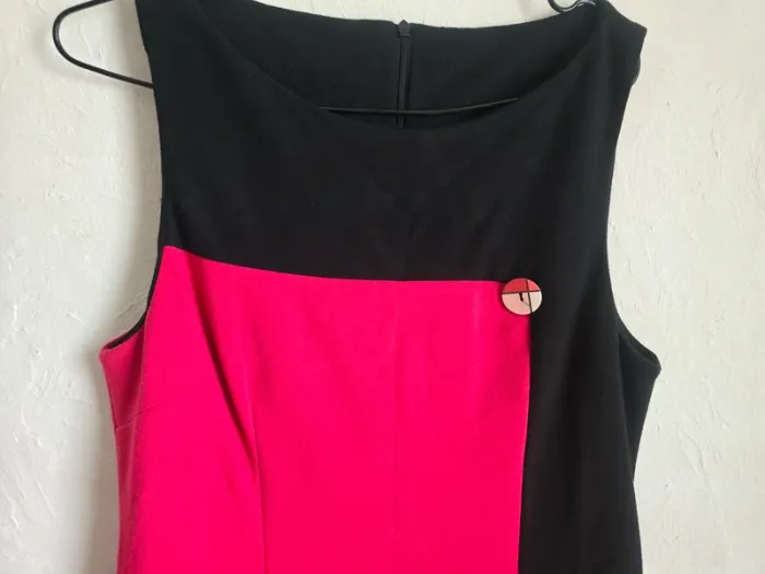 Robe chic rose et noire - photo numéro 4