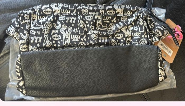 Trousse de toilette voyage maquillage Cabaïa Las Vegas noir argent - photo numéro 2