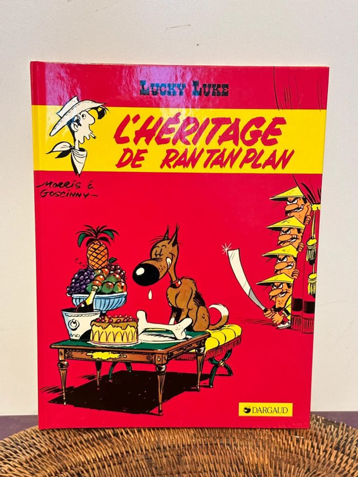 Bande dessinée Lucky Luke "L’héritage de Ran Tan Plan"