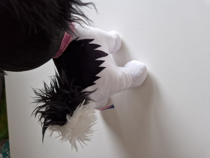 Jouet chien noir et blanc Magic kiss - photo numéro 4