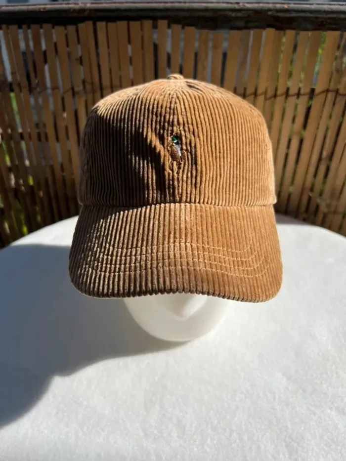 Casquette velours beige Ralph Lauren - photo numéro 2