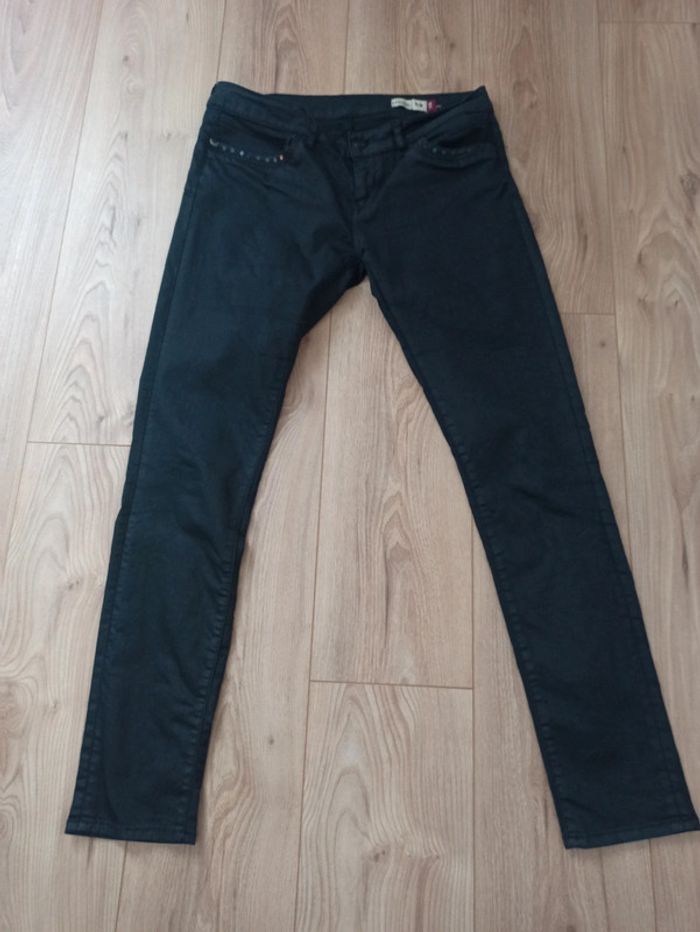 Pantalon slim noir Kaporal - photo numéro 3