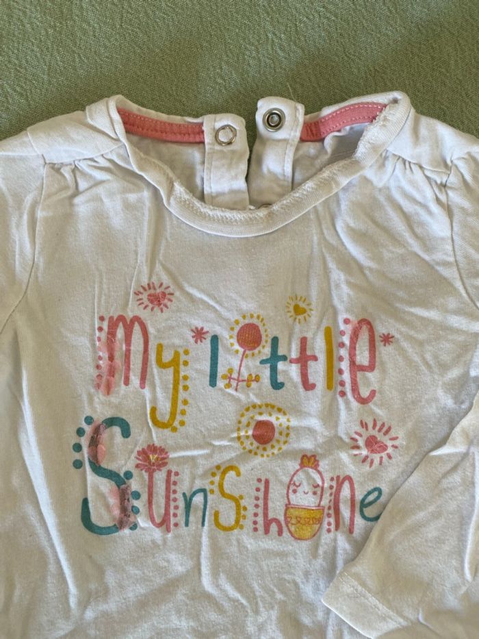 T-shirt manche longue taille 12 mois - photo numéro 2